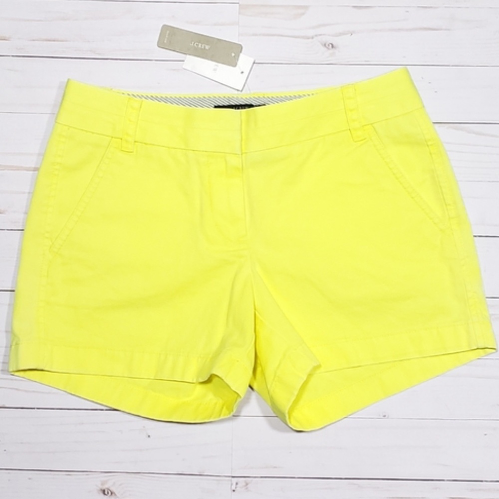 J.Crew Yellow Chino Short Shorts